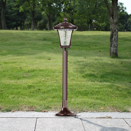 Lampa solara cu prindere in pamant, Flippy, inaltime 65 cm, Alb Rece