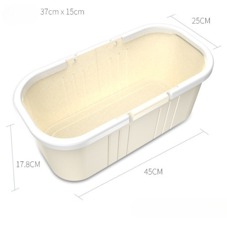 Galeata pentru Mop Plat, Flippy, 45 x 25 x 17.8 cm, Compatibilia cu Mop, 37 x 15 cm, Galben