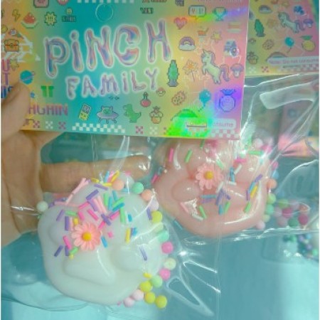 Jucarie Antistres Squishy, Flippy, cu Revenire Lenta, Model Cat Paw, Model 3, Ambalaj Transparent