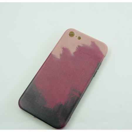 Husa protectie Flippy compatibila cu Apple iPhone 7/8G/SE2020 Tpu Ombre, Roz/Mov/Negru