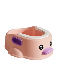 Olita pentru Copii, Flippy, +1an, Portabila, Design Ratusca, Model Prietenos, Non-Toxic, Compartiment Detasabil, cu Maner, Usor de Curatat, Roz