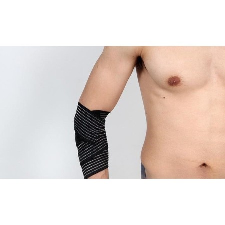 Orteza Elastica, Flippy, Pentru Picior/Mana, cu Prindere Velcro, 7.5 x 180 cm, din Nailon, Negru