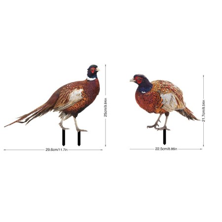 Set 2 Decoratiuni de Gradina, Flippy, Model Fazani, Fata-Verso, Multicolor