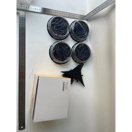Lampa solara LED tip spot pentru gradina Flippy, 8 LED-uri, material ABS si Policarbonat, baterie 1.2V, 600mah, 12 x 13.5 cm, alb cald