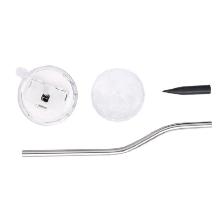 Lampă Solară LED pentru Grădină, Design Tip Diamant, Iluminare Multicoloră, 2V, ABS, IP65, 600mAh, 30 cm