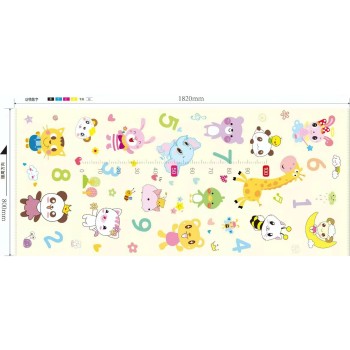 Covoraș de Joaca, Termic Model Animale Marine si Exotice, cu Spuma, Impermeabil, Antiderapant, cu 2 Fete, 1.8mx2mx1.5cm, pentru Fete si Baieti 