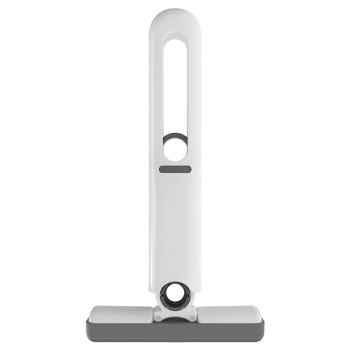 Mop de mână Flippy, mini portabil, cu sistem de stoarcere, dispozitiv de curățare manuală, cu burete absorbant, material PVA, suprafețe și ferestre multiple, 29,5 x 15,5 cm, alb Culoare: Patentat [mop mic + 2 PU care nu se întăresc niciodată Mian Tou]
