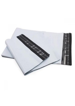 Plic Curierat 350 x 400 + 50 mm, Fara Logo, 60 Microni, 16.2g – Banda Adeziva cu Sigilare Permanenta