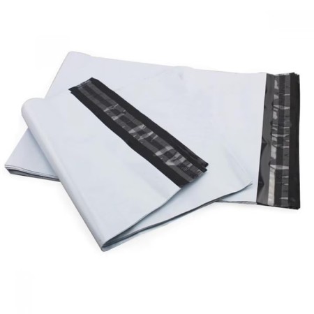 Plic Curierat 350 x 400 + 50 mm, Fara Logo, 60 Microni, 16.2g – Banda Adeziva cu Sigilare Permanenta