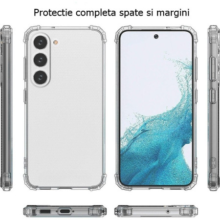 Husa de protectie Flippy, TPU, pentru Samsung A54 5G, Antisoc, Protectie colturi, Rezistenta la impact, Transparenta