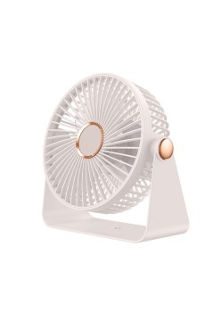 Ventilator 2in1, Flippy, de Masa/de Perete, Incarcare USB, 3.7 V, 4.5 W, 1200 mAh, 17.5 x 17 x 7.6 cm, Alb