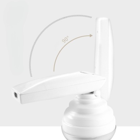 Aparat Pentru Curatat Scame, Par Si Praf, Flippy, Trimmer pentru Diferite Tipuri De Material, Cu Lame Din Otel Inoxidabil, Maner Flexibil, Incarcare Prin USB, 13x8 cm, Alb
