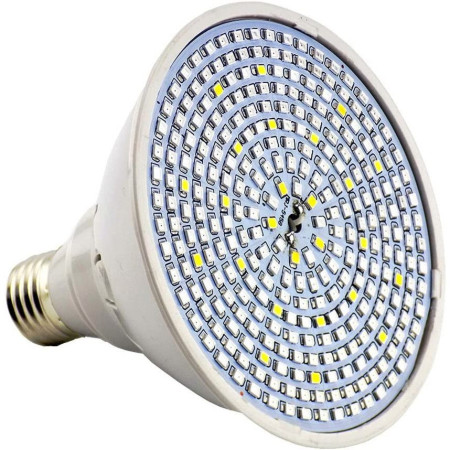 Lampă cu LED pentru Plante de Interior, 290 LED-uri, Cap Dublu, 2 Culori, Fără Căldură, Prindere cu Clips, 46x11.5x9.2 cm