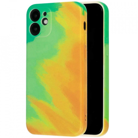 Husa protectie Flippy compatibila cu Apple iPhone 7/8G/SE2020 Tpu Ombre, Verde/Portocaliu