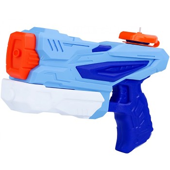 Pistol cu Apa Copii/Adulti, 6ani+, 3 duze, Albastru, 300ML