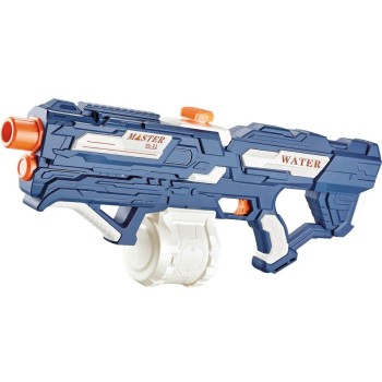 Pistol cu Apa Copii/Adulti, 14ani+, 600ml rezervor, baterie 1500mAh, Albastru/Alb, 1000ML