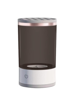 Dispozitiv Portabil de Curatare a Pensulelor de Machiaj, Flippy, Potrivit pentru Pensule de Diferite Dimensiuni, 5V, 7000RPM, Vibratii Sonice, USB, Alb/Negru, 9x9x16 cm