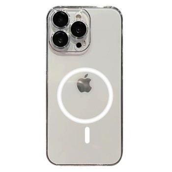 Husa protectie Flippy pentru Apple iPhone 13, MagSafe Silicone, Protectie si folie camera inclusa, protectie camera, Fumuriu