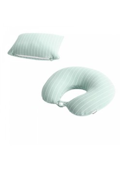 Pernă TravelFlex 2în1, Suport Ergonomic, Umplutură cu Particule de Spumă cu Memorie, Design Versatil, Verde