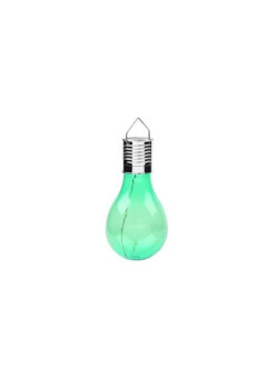 Lampa Solara LED Decorativa sub forma de Bulb, pentru exterior, suspendata, IP65, Ultron Verde, Flippy