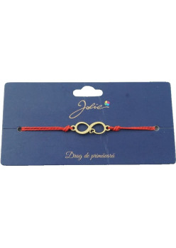 Bratara Aurie Inox Infinit cu Inima