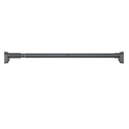 Bara Telescopica Multifunctionala, Flippy, din Otel Inoxidabil si ABS, Utilizare Universala, Extensie 220 - 240 cm, Fara Perforare Perete, Gri