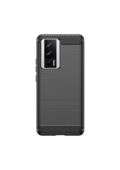 Husa Protectie, Flippy, pentru Xiaomi Redmi 12, TPU Carbon, Negru