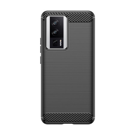 Husa Protectie, Flippy, pentru Xiaomi Redmi 12, TPU Carbon, Negru