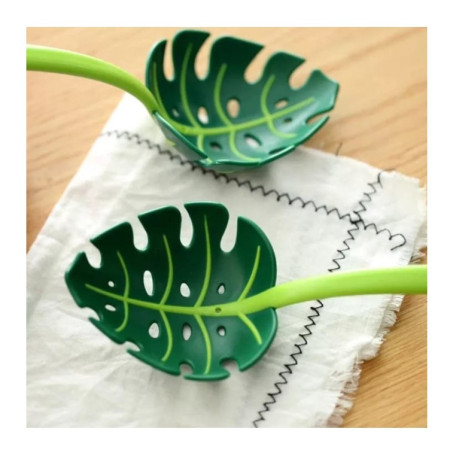 Ustensilă de Bucătărie Universală, Tip Frunză GreenLeaf, ABS, Design Modern, 30x9.5 cm, Verde