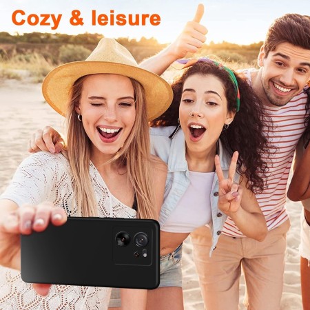 Husa de Protectie, Flippy, pentru Xiaomi Redmi 13T, Liquid Silicone, cu Microfibra pe Interior, Protectie Antisoc, Compatibil Incarcare Wireless, Negru