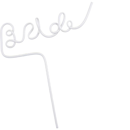 Pai de Plastic, Flippy, Model Bride, Tematica Nunta, Diametru 0.5 cm, Alb
