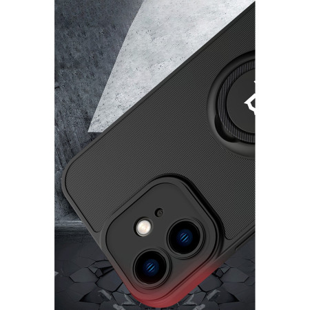 Husa Eagle Eye cu Stand pentru Samsung A32 5G, Negru, Suport Auto Magnetic, Protectie Antisoc, Flippy