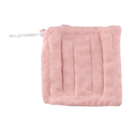 Prosop de Baie, Flippy, 2in1, cu Burete din Plasa, 17 x 17 cm, Roz