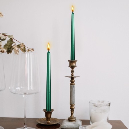 Lumanare Decorativa, Flippy, pentru Masa, 25 cm, din Parafina, fara Fum, Ardere 7.5h, Verde