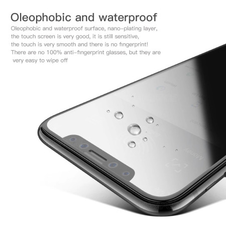 Folie protectie Flippy pentru iPhone 14, Sticla securizata, temperata, duritate 9H, Privacy Matte 360, Transparenta, Protectie Completa