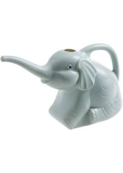 Stropitoare Copii în Formă de Elefant, 1.5L, Plastic Ușor, Albastră, pentru Udat Plante Ghiveci și Grădină, 19.5x17x11.8 cm