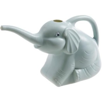 Stropitoare Copii în Formă de Elefant, 1.5L, Plastic Ușor, Albastră, pentru Udat Plante Ghiveci și Grădină, 19.5x17x11.8 cm