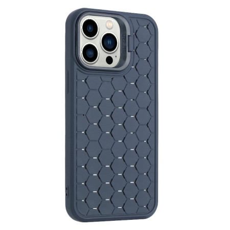Husa de Protectie TPU, Flippy, pentru Samsung Galaxy S23 Ultra, 3D Cube, cu Inel, Protectie Camera, Antisoc, Antizgariere, Antialunecare, Acoperire Completa, Albastru