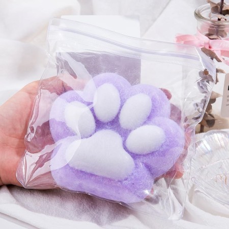 Jucarie Interactiva Squishy, Flippy, Model Cat Paw, Revenire Lenta, din TPR, +3 Ani, 7.5 cm, Textura Puf, Mov