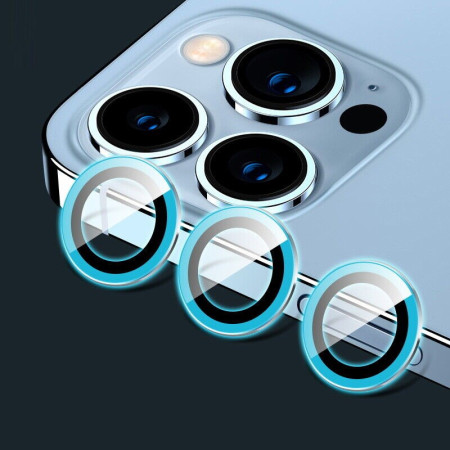 Husa Apple iPhone 15, Flippy, din Silicon Lichid, Interior din Microfibra, Lentile Fosforescente de Protectie Camera, Anti Amprenta, Rezistenta la Socuri, Bleu