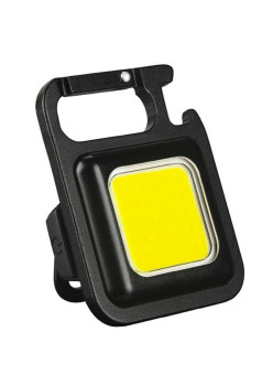 Lanterna de buzunar tip breloc, 30 LED-uri, incarcare prin usb Type C, pentru exterior, camping, alpinism, ciclism, Flippy