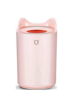 Umidificator cu duza dubla, Flippy, de capacitate mare 3L, roz