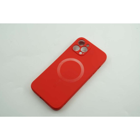 Husa protectie Flippy compatibila cu Apple iPhone 12 Mini Mag Safe Silicone Rosu