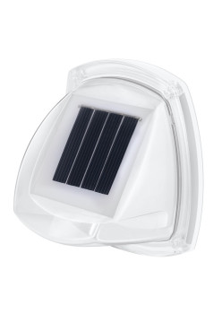 Lampa solara LED tip aplica pentru perete Flippy, 8.5 x 9 cm, 2V, ABS, 600mAh, rezistent la apa, material ABS, 8 LED-uri, alb cald