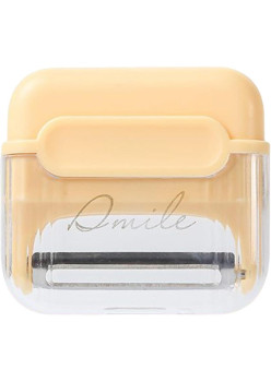 Decojitor/Curatator manual de legume si fructe, Flippy, portabil, cu magnet, doua lame, Inox, Galben, 6.7x6x1.6 cm