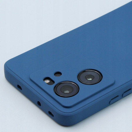 Husa de Protectie, Flippy, pentru Xiaomi Redmi 13T, Liquid Silicone, cu Microfibra pe Interior, Protectie Antisoc, Compatibil Incarcare Wireless, Albastru