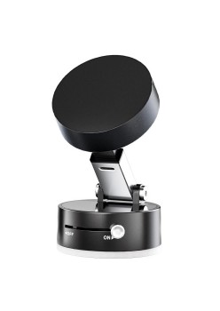 Suport magnetic Flippy pentru  telefon, pliabil si retractabil pe ambele parti, pentru toate telefoanele mobile, negru