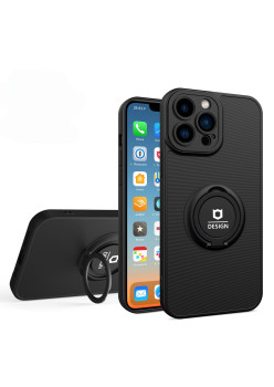 Husa Eagle Eye cu Stand pentru Samsung A52 5G, Negru, Suport Auto Magnetic, Protectie Antisoc, Flippy