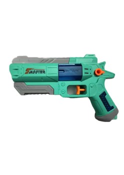Pistol Manual cu Apa, Flippy, Jucarie Pistol cu Apa Sigur Pentru Copii, Design Nou S-Shooter Atractiv, 23 x 14.5 cm, Verde