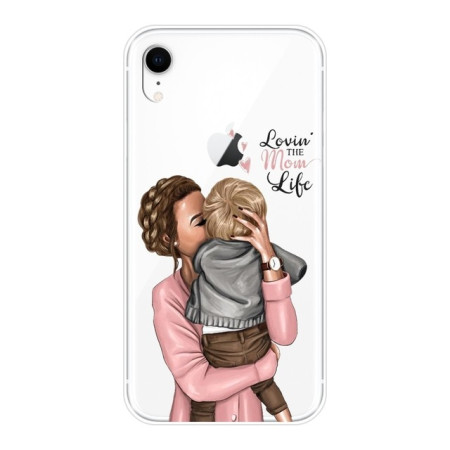 Husa protectie Flippy compatibila cu Apple iPhone 13 Pro Glass print Lovin the Mom Multicolor